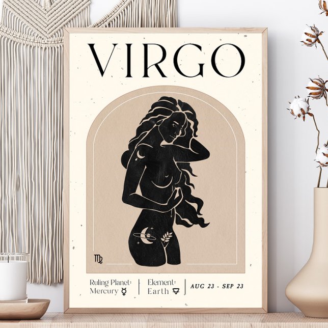Virgo Feminine Zodiac Poster (Creator Uploaded)