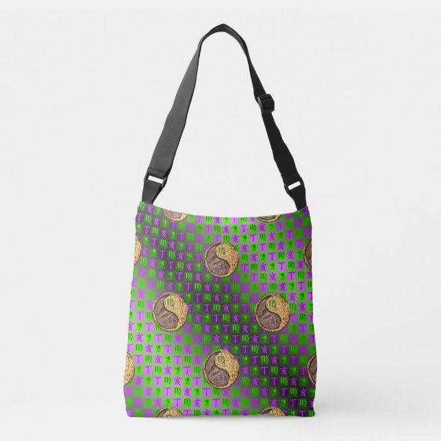 Virgo & Fire Boar Crossbody Bag (Front)