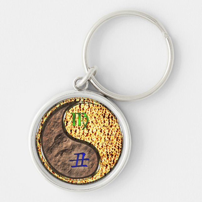 Virgo & Fire Ox Key Ring (Front)