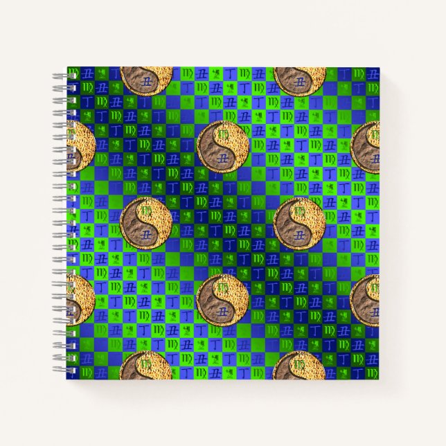 Virgo & Fire Ox Notebook (Front)