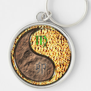 Virgo & Fire Rabbit Key Ring