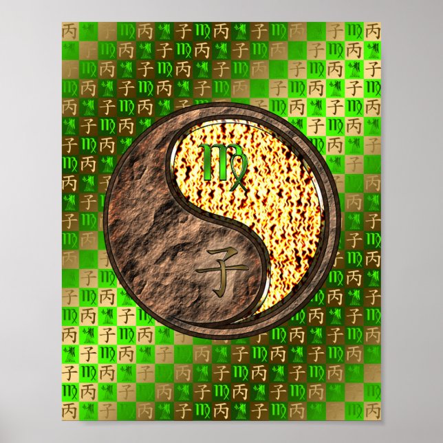 Virgo & Fire Rat Poster (Front)