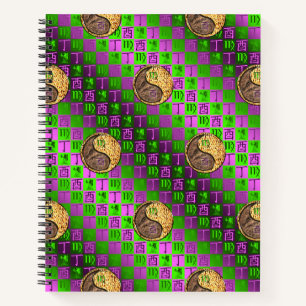 Virgo & Fire Rooster Notebook