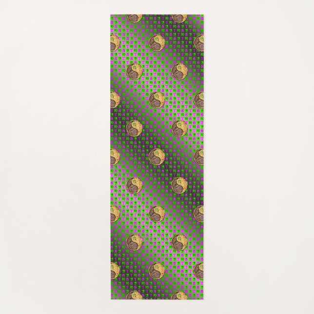 Virgo & Fire Rooster Yoga Mat (Front)