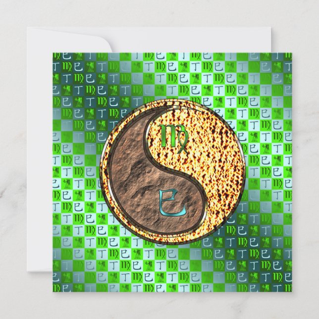 Virgo & Fire Snake Card (Front)