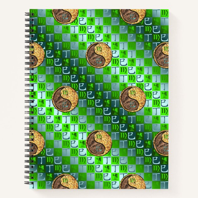 Virgo & Fire Snake Notebook (Front)