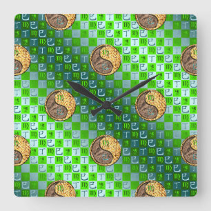 Virgo & Fire Snake Wall Clock