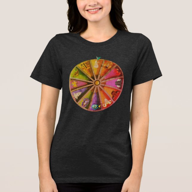Virgo for the Win Tri-Blend Shirt (Front)