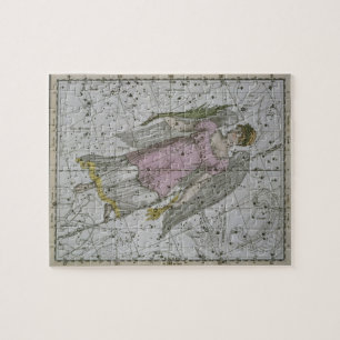 Virgo, from 'A Celestial Atlas', pub. in 1822 (col Jigsaw Puzzle