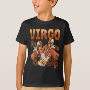 Virgo Girl Birthday Melanin Black Woman Scute Ss C T-Shirt