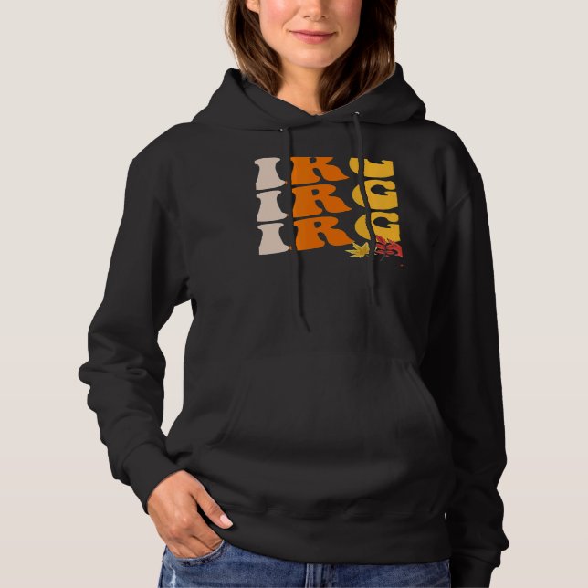 Virgo Girl Zodiac Sign Astrology Fall Vibes Autumn Hoodie (Front)