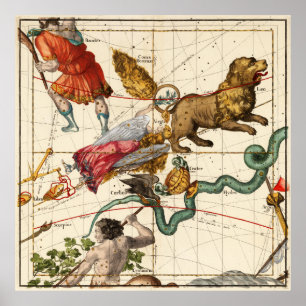 Virgo, Hydra, Crater, Bootes, Leo and  Centaurus Poster