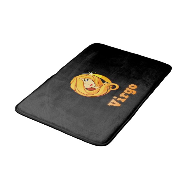 Virgo illustration bath mat (Angled)