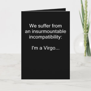 Virgo Incompatibility Card
