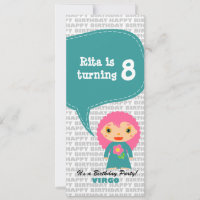 Virgo Invitation Birthday Party
