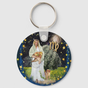 Virgo Key Ring