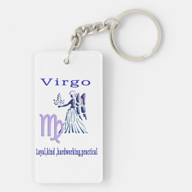 virgo key ring (Back)