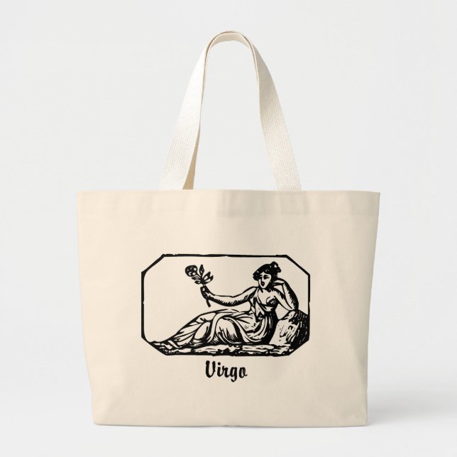 Virgo Large Tote Bag (Front)