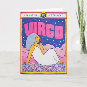 Virgo Letterpress Card