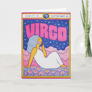 Virgo Letterpress Card