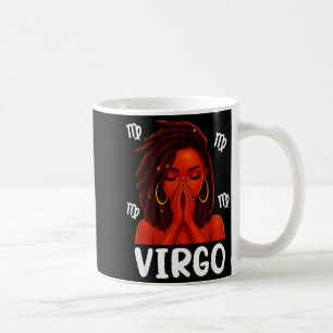 Virgo Locd Black Woman Pray Christian Zodiac Birth Coffee Mug