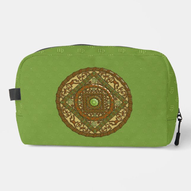 Virgo Mandala Dopp Kit (Front)
