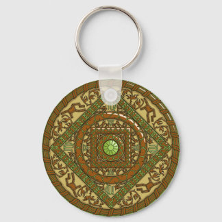Virgo Mandala Keychain