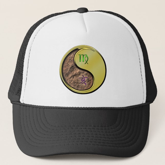 Virgo & Metal Boar Trucker Hat (Front)