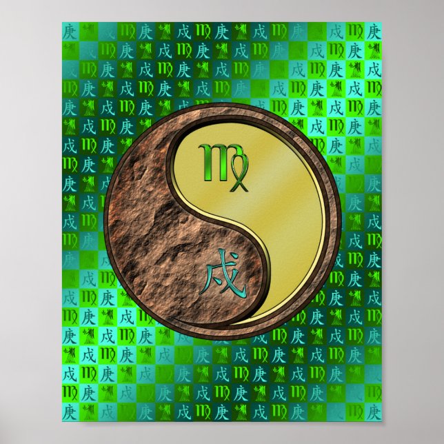 Virgo & Metal Dog Poster (Front)