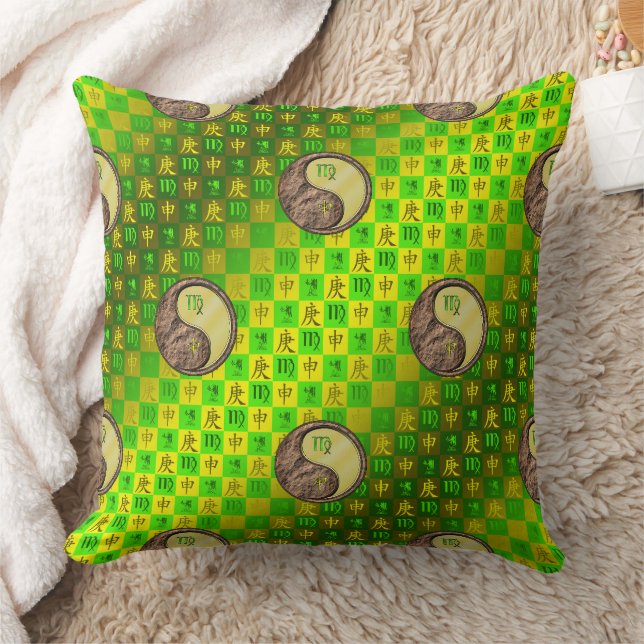 Virgo & Metal Monkey Cushion (Blanket)