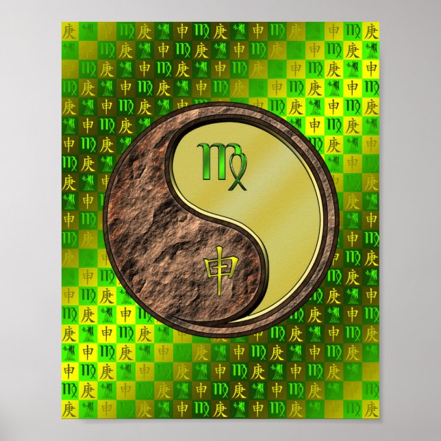 Virgo & Metal Monkey Poster (Front)