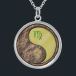 Virgo & Metal Monkey Sterling Silver Necklace<br><div class="desc">For those born under the sign of Virgo in the Year of the Metal Monkey.</div>