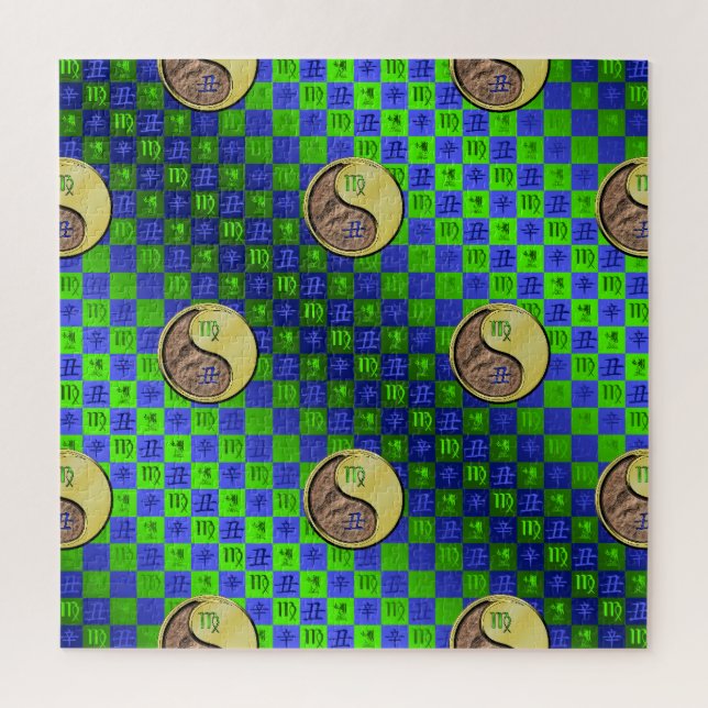 Virgo & Metal Ox Jigsaw Puzzle (Vertical)