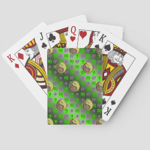 Virgo & Metal Rabbit Playing Cards