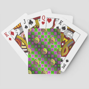 Virgo & Metal Rooster Classic Playing Cards