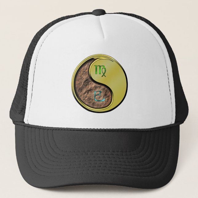 Virgo & Metal Snake Trucker Hat (Front)