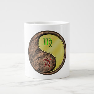 Virgo & Metal Tiger Large Coffee Mug