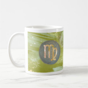Virgo Olive Green Astrology Zodiac Sign Mug
