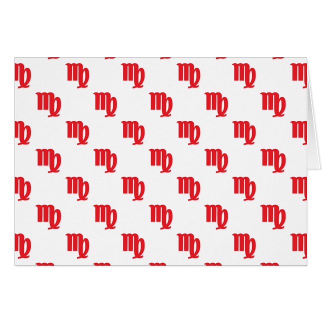 Virgo Pattern Red (Front Horizontal)