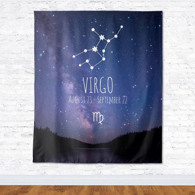 Virgo | Personalised Astrology Tapestry (Creator Uploaded)