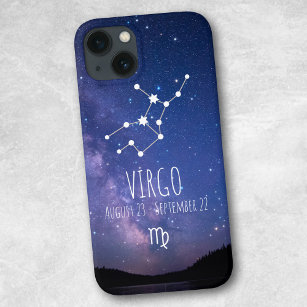 Virgo   Personalised Zodiac Constellation Case-Mate iPhone 14 Plus Case