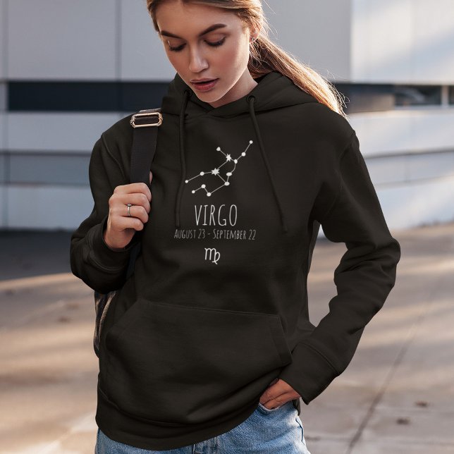 Virgo | Personalised Zodiac Constellation Hoodie (Creator Uploaded)