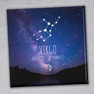 Virgo | Personalised Zodiac Constellation Magnet