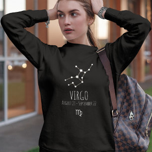 Virgo Personalised Zodiac Constellation Sweatshirt