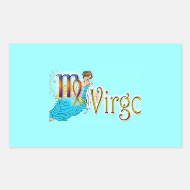 VIRGO RECTANGULAR STICKER (Front)