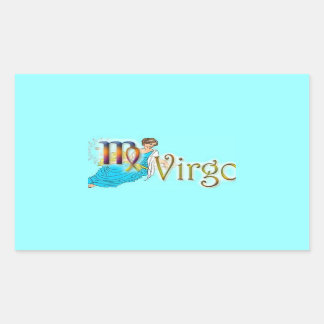VIRGO RECTANGULAR STICKER