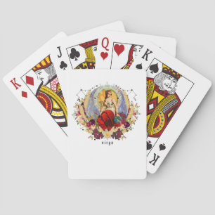 Virgo September Birthday Gift Playing Cards