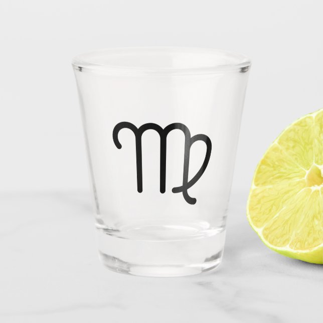 Virgo Shot Glass (Front)