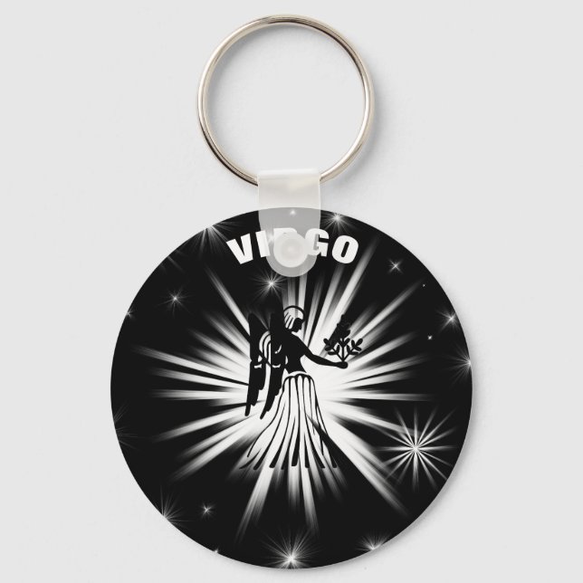 Virgo sign key ring (Front)