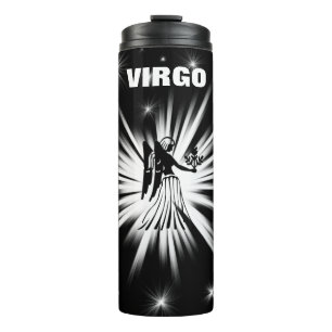 Virgo sign thermal tumbler